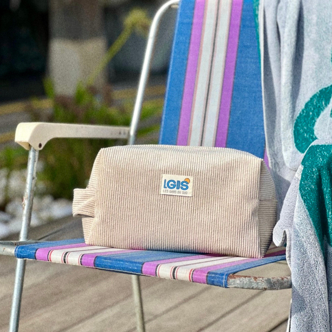 Trousse de toilette velours